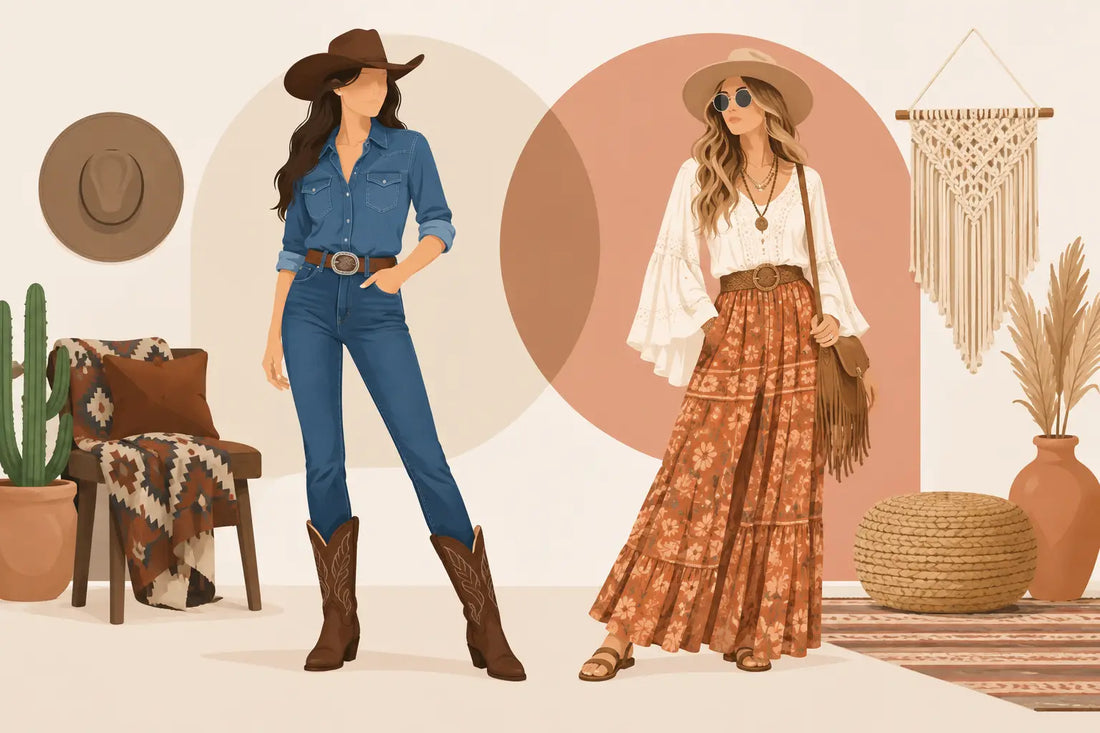 Western Versus Boho Style: Find Your Best Mix