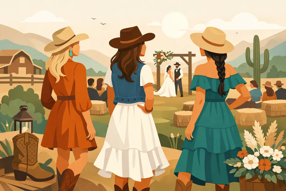 Western Wedding Guest Dresses That Feel Like You