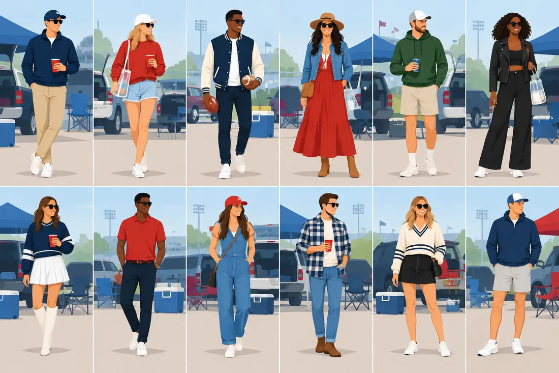 12 Tailgate Outfit Examples for Every Kickoff