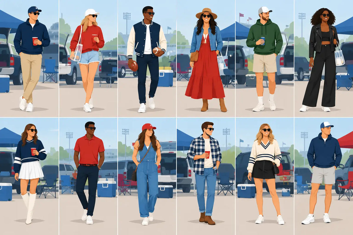 12 Tailgate Outfit Examples for Every Kickoff