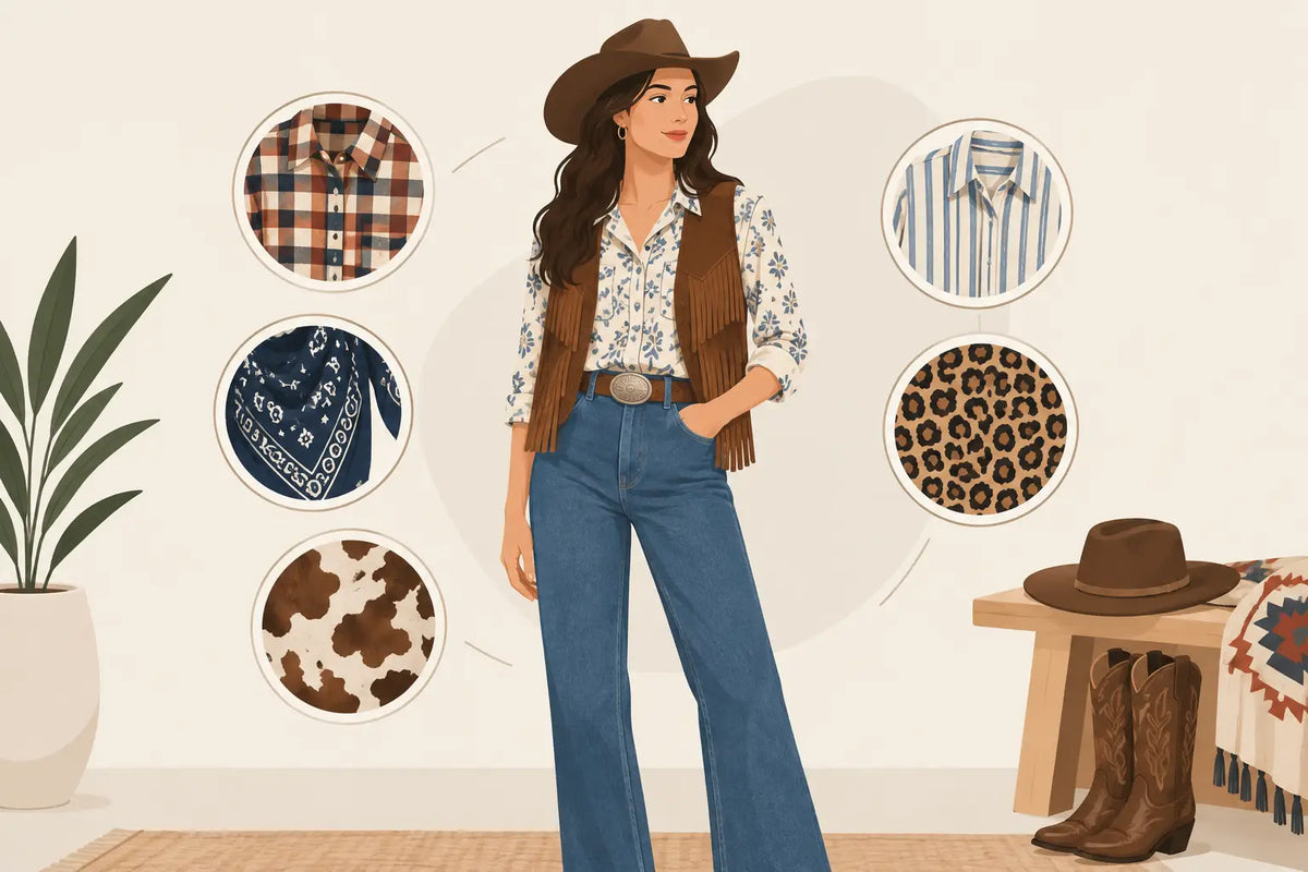 How to Mix Western Prints Without Overdoing It