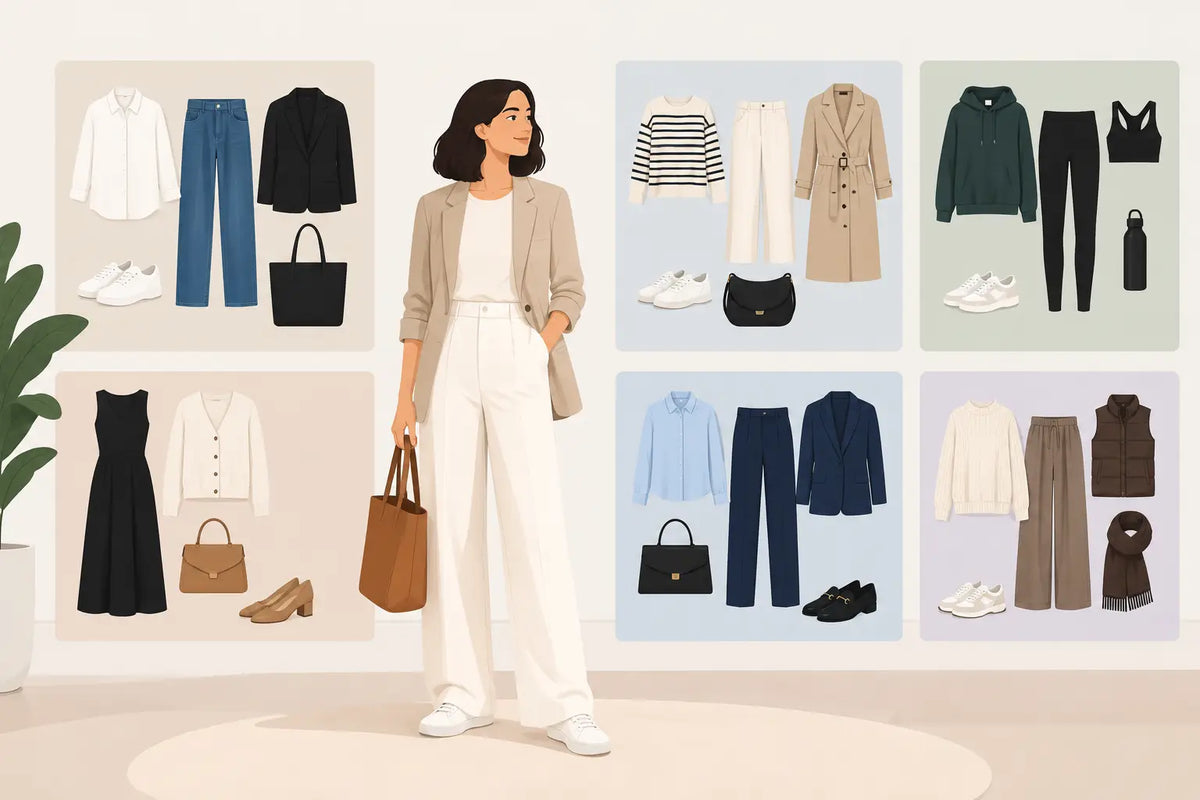 6 Capsule Wardrobe Examples for Every Week