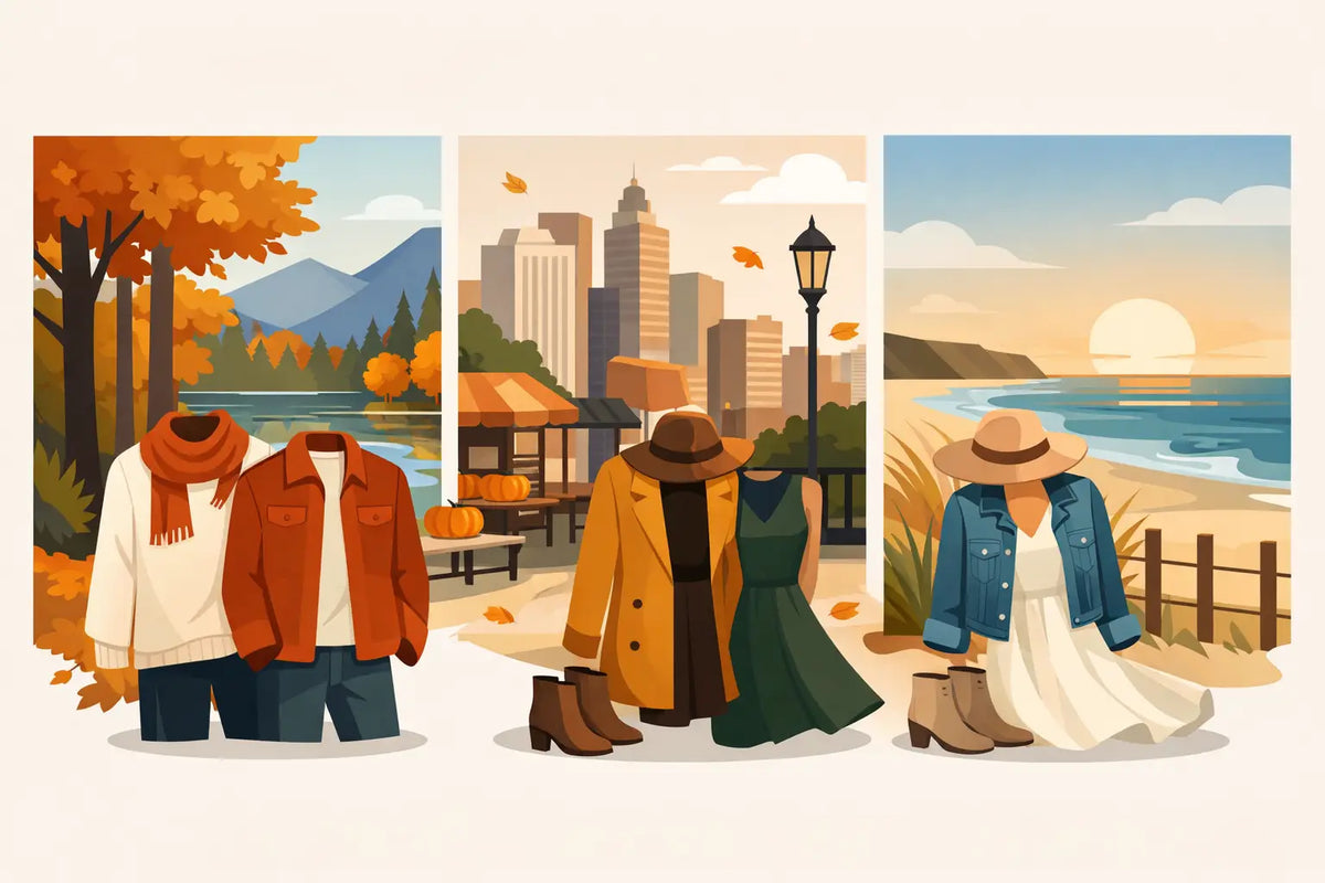What to Wear for a Fall Photo Shoot Based on Location