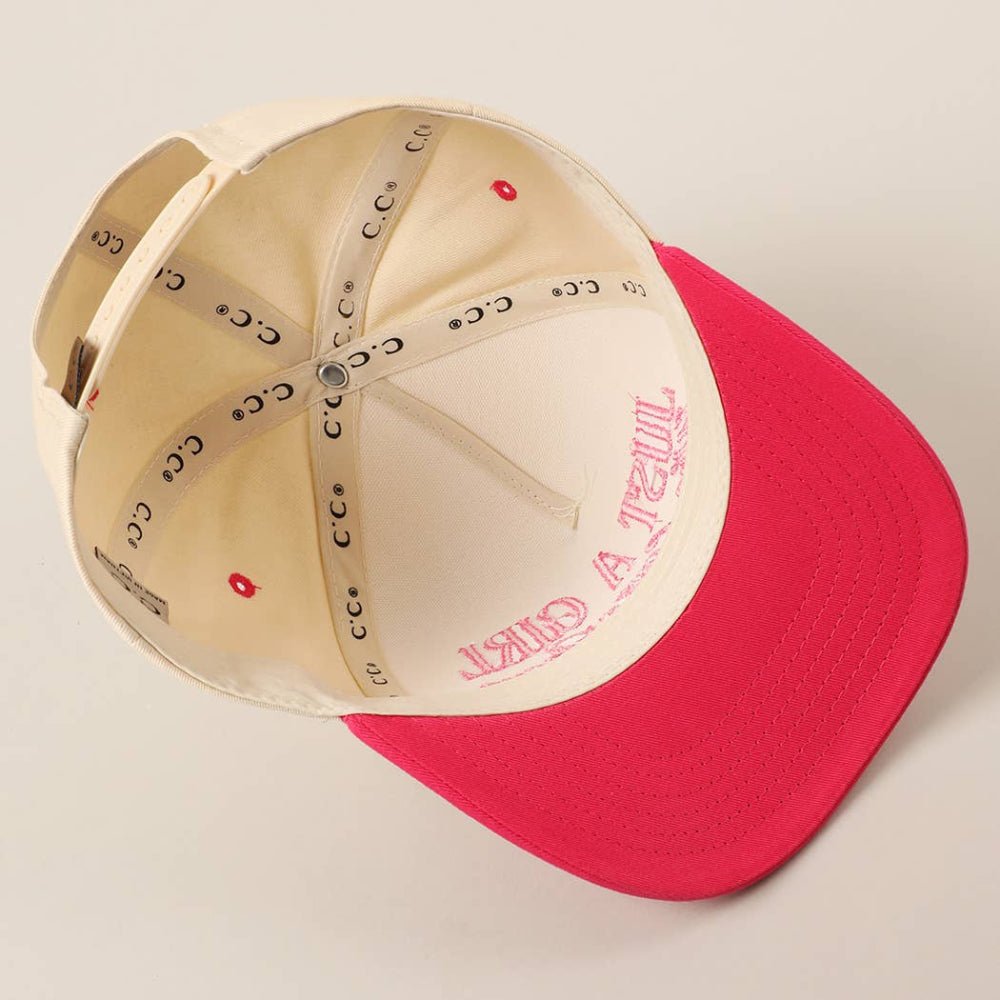 Just A Girl Who Loves Jesus Embroidery Trucker Hat - Wild Dandelion BoutiqueJust A Girl Who Loves Jesus Embroidery Trucker HatWild Dandelion Boutique
