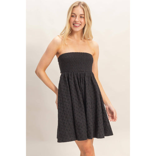 Carrie Smocked Tube Top Dress - Wild Dandelion BoutiqueDressesCarrie Smocked Tube Top DressWild Dandelion Boutique