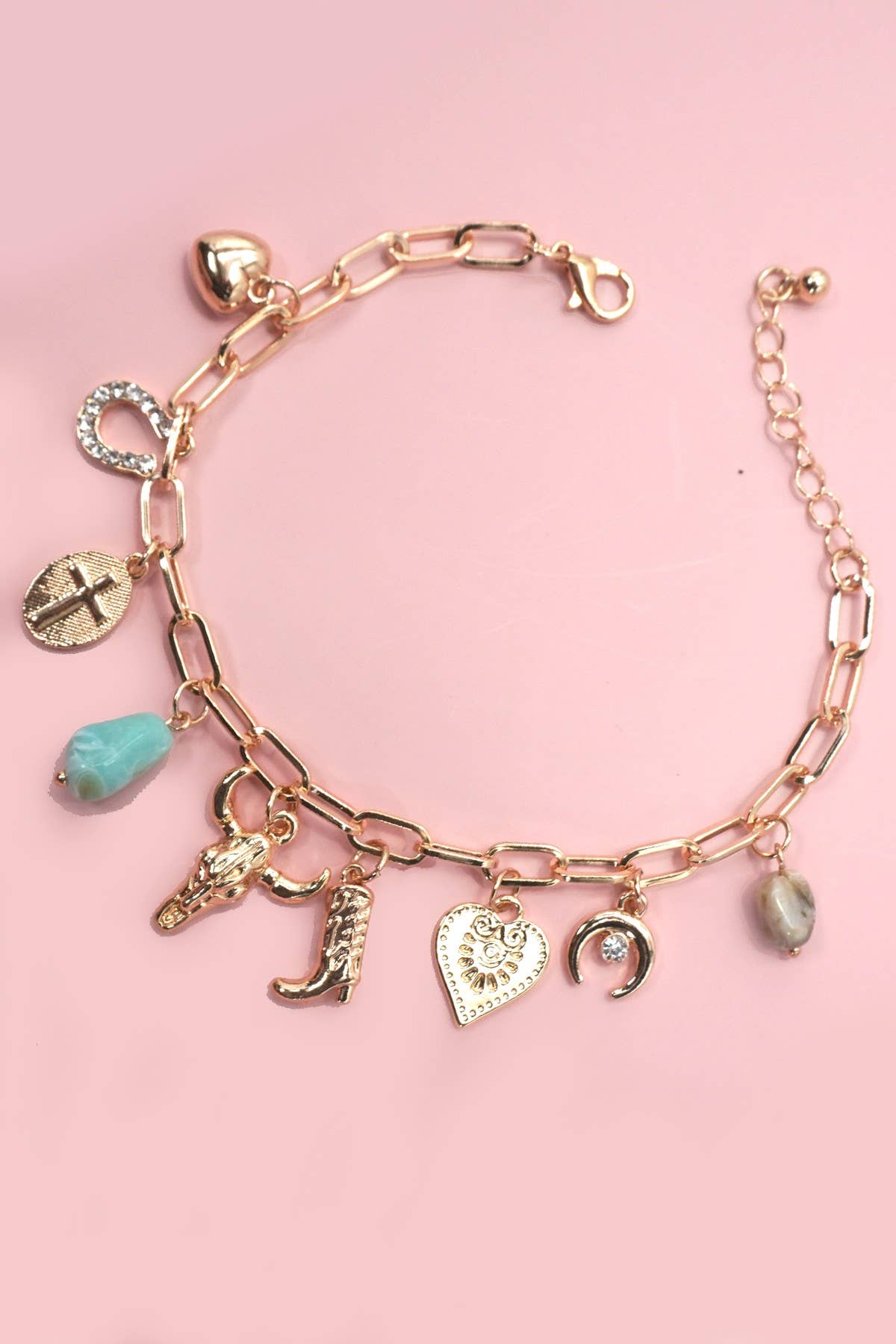 Reba Western Charm Bracelet - Wild Dandelion BoutiqueReba Western Charm BraceletWild Dandelion Boutique