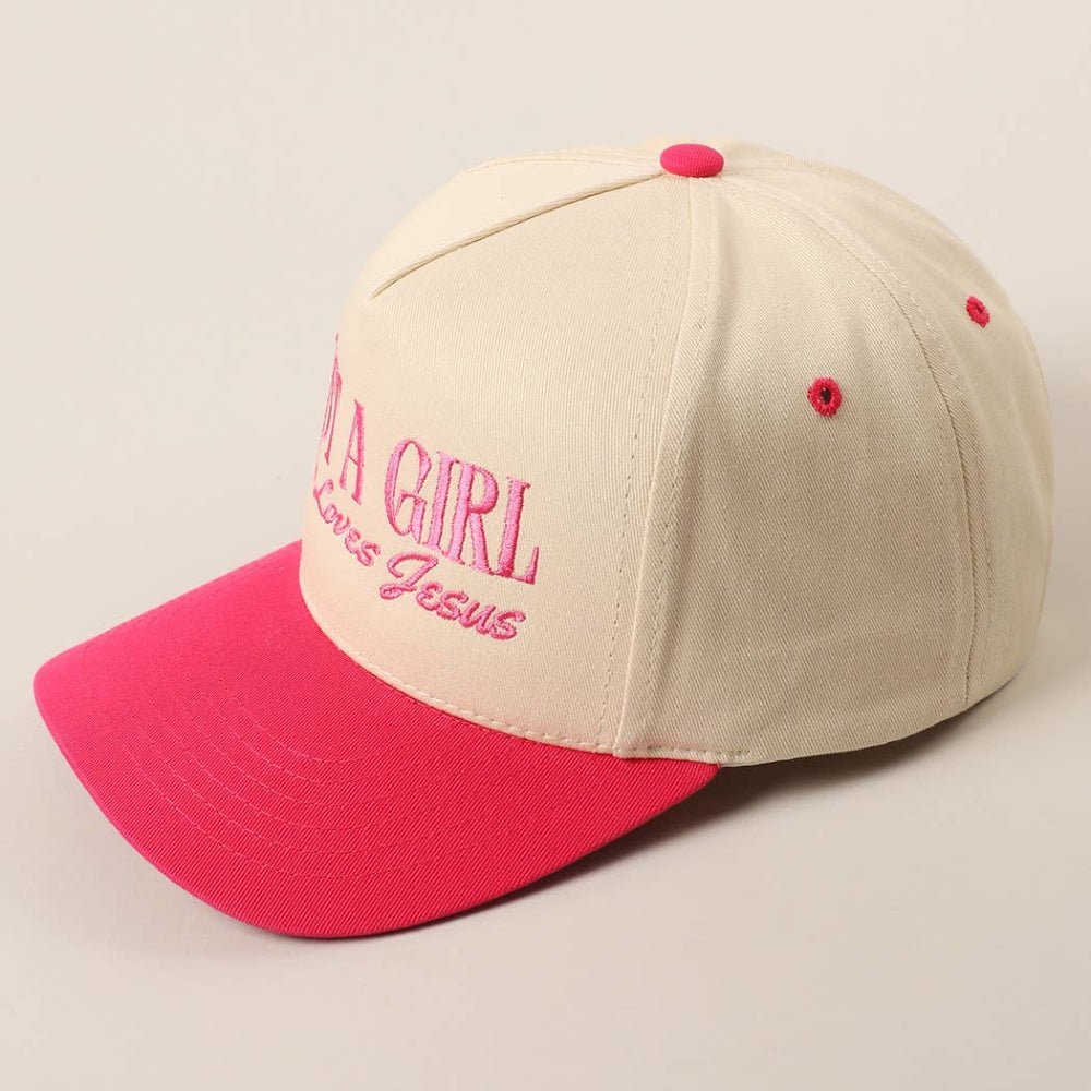 Just A Girl Who Loves Jesus Embroidery Trucker Hat - Wild Dandelion BoutiqueJust A Girl Who Loves Jesus Embroidery Trucker HatWild Dandelion Boutique