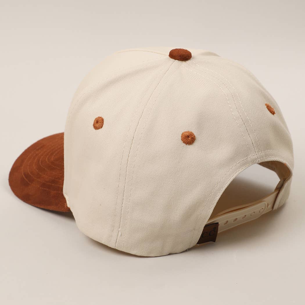 Raising Believers Suede Two-Tone Trucker Hat - Wild Dandelion BoutiqueRaising Believers Suede Two-Tone Trucker HatWild Dandelion Boutique