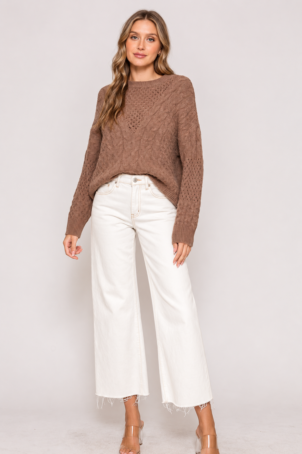 Rhodes Cable Knit Sweater