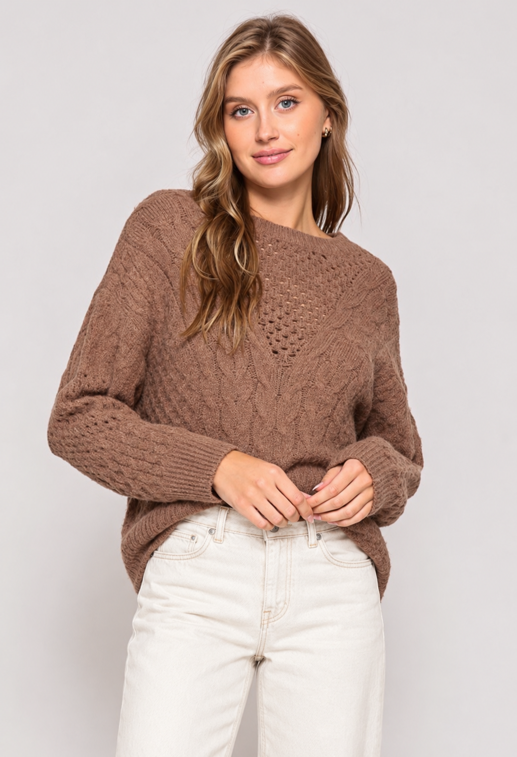 Rhodes Cable Knit Sweater