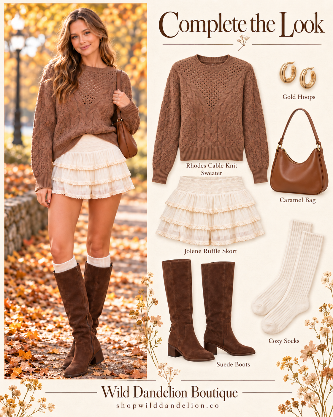 Rhodes Cable Knit Sweater