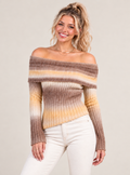 Sunny Off The Shoulder Sweater