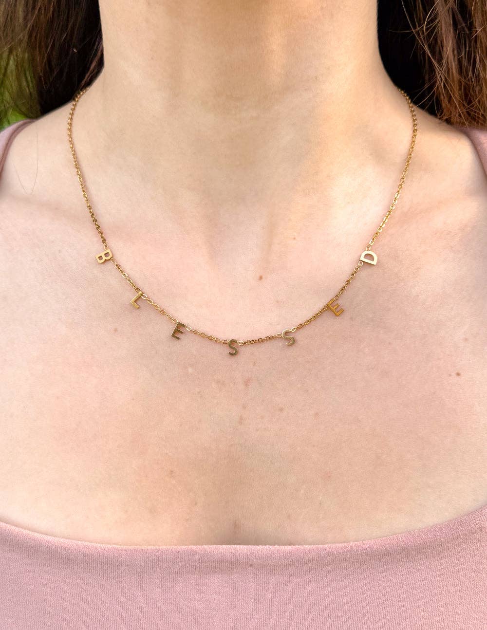 Blessed Dainty Necklace - Wild Dandelion BoutiqueJewelryBlessed Dainty NecklaceWild Dandelion Boutique