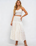 Maisie Wrinkle Ruffle Cami Top & Tiered Maxi Skirt Set - Wild Dandelion BoutiqueMatching SetMaisie Wrinkle Ruffle Cami Top & Tiered Maxi Skirt SetWild Dandelion Boutique